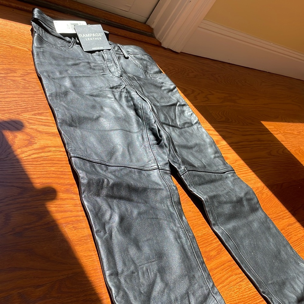 Vintage Rampage Leather Pants Unworn- Women’s size 7